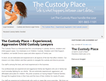 Tablet Screenshot of custodyplace.com